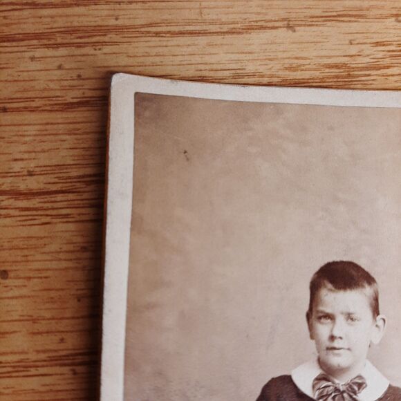 Cabinet Card Photo Austen Fox (Riggs?) Fred Ulrich 156 Bowery NY New York NYC - Picture 7 of 9